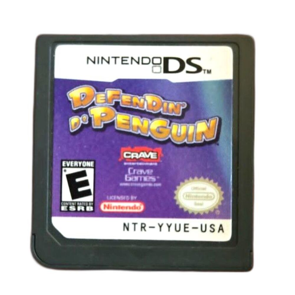 Defendin' De Penguin Nintendo DS 3DS (Cartridge Only) Tested
